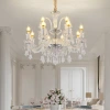 High-end new French crystal chandeliers, hotel lobbies, restaurants, villas, duplex living rooms, European-style crystal chandeliers, wedding celebrations details Picture